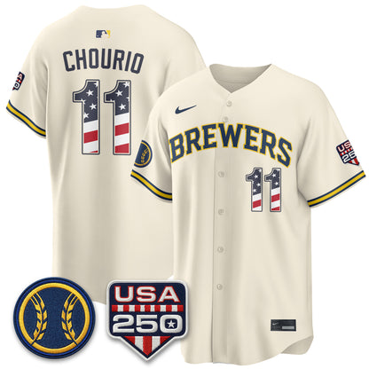 MIL Fourth of July Vapor Limited Jersey - Stitched-DTD