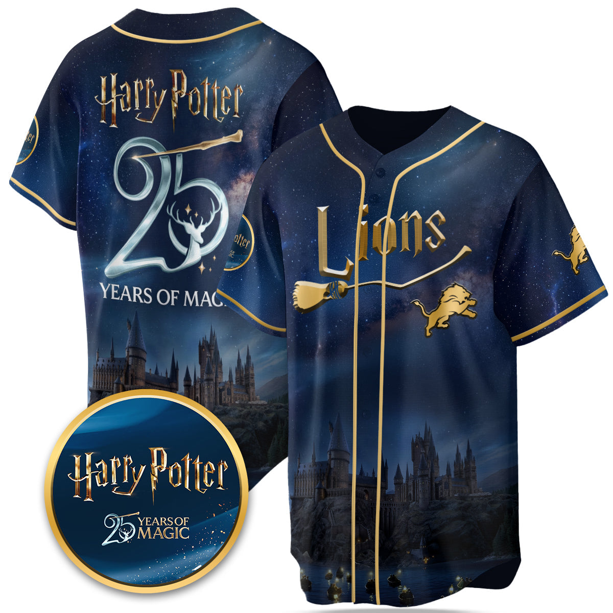 Football Team x HP 25 Years of Magic Limited Edition Jersey - Printed-DTD