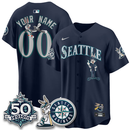 SEA x Bunny Vapor Premier Limited Custom Jersey - Stitched-DTD