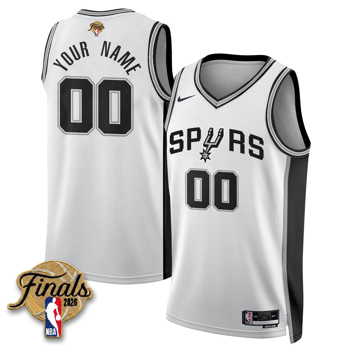 SAS 2026 NBA Western Conference Champions Vapor Custom Jersey V2- Stitched-DTD