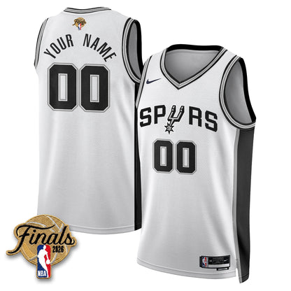 SAS 2026 NBA Western Conference Champions Vapor Custom Jersey V2- Stitched-DTD
