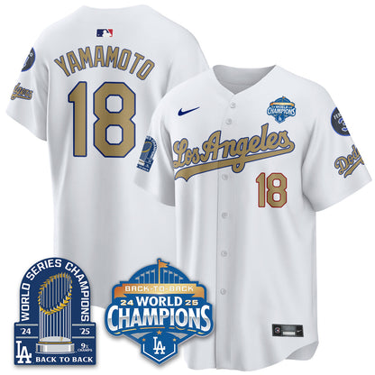 LAD Alternate  Vapor Limited Jersey - 9x Champs - All Stitched-DTD