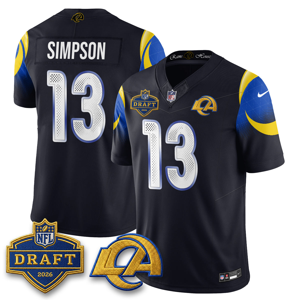 LAR 2026 NFL Draft Jersey - All Stitched-DTD