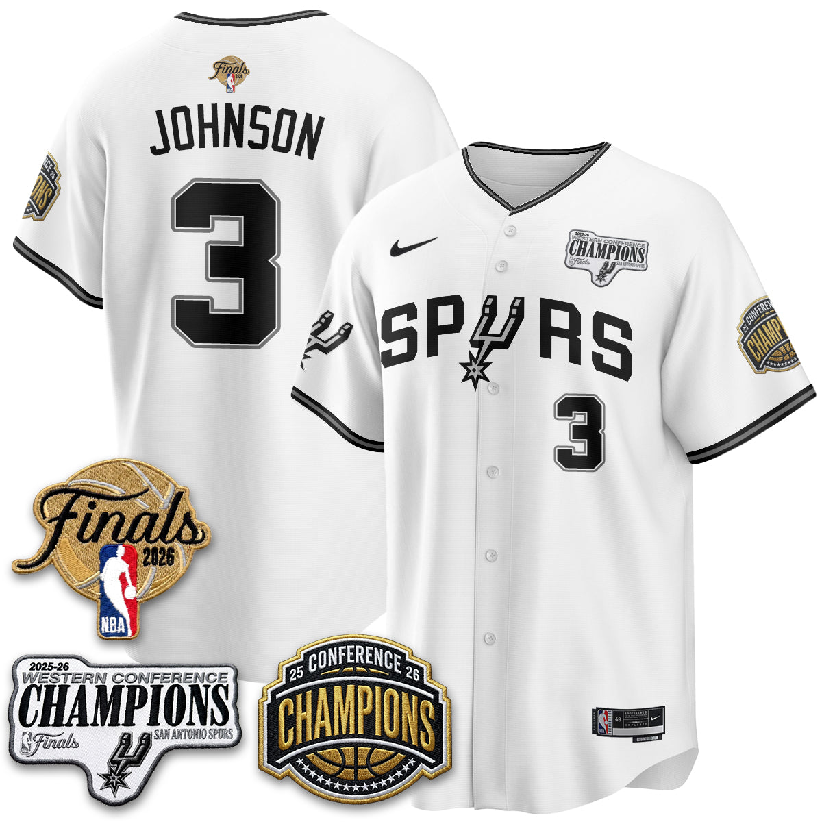 SAS 2026 Basketball Finals Vapor Jersey - Stitched-DTD