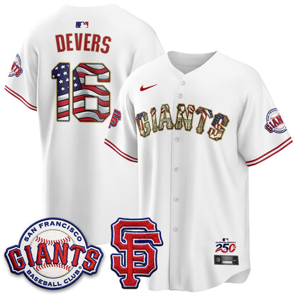 San Francisco Giants2026 Independence Day USA Jersey - All Stitched-DTD