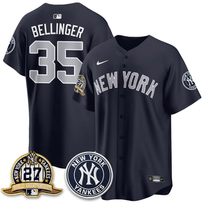 NYY Alternate Jersey - All Stitched-DTD