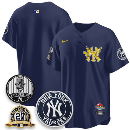 NYY x PKM Cartoon Limited Jersey -  Stitched-DTD