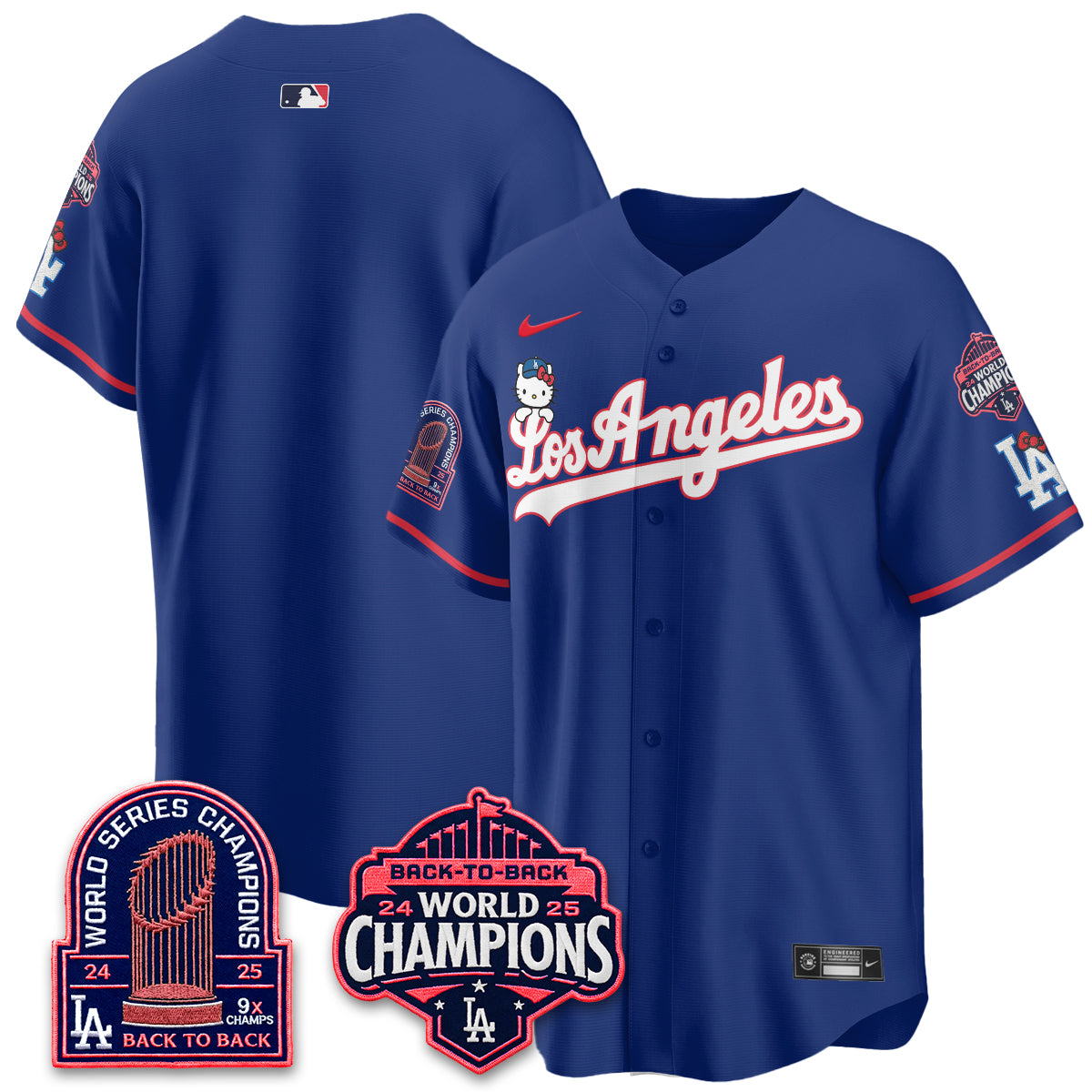 LAD x Hello Kitty Night 2026 Vapor Jersey - All Stitched - V2-DTD