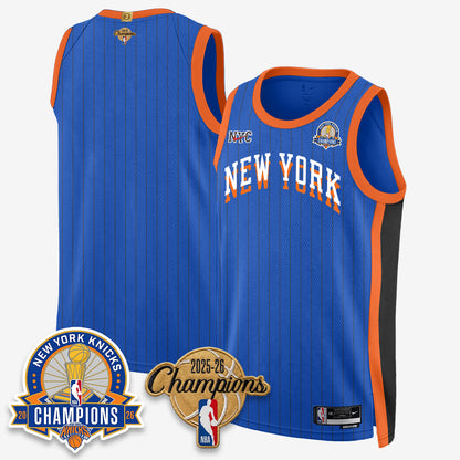 NYK 2026 Basketball Champions Special Edition Vapor Jersey V2- Stitched-DTD
