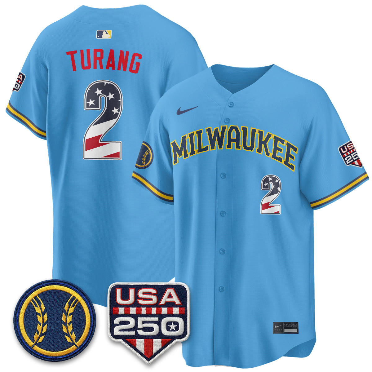 MIL Fourth of July Vapor Limited Jersey - Stitched-DTD