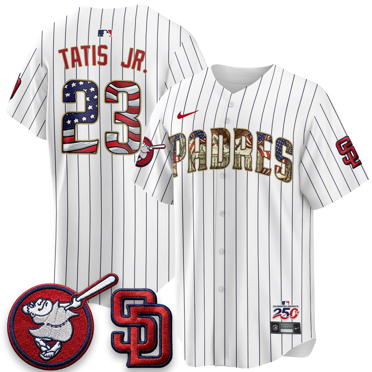 SD 2026 Independence Day USA Vapor Limited Jersey - Stitched-DTD