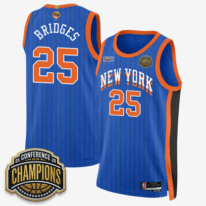 NYK 2026 NBA Finals City Edition Jersey V3- Stitched-DTD