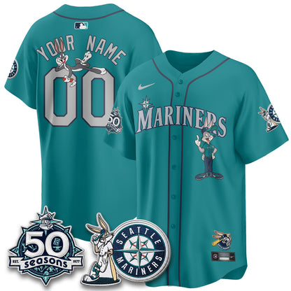SEA x Bunny Vapor Premier Limited Custom Jersey - Stitched-DTD