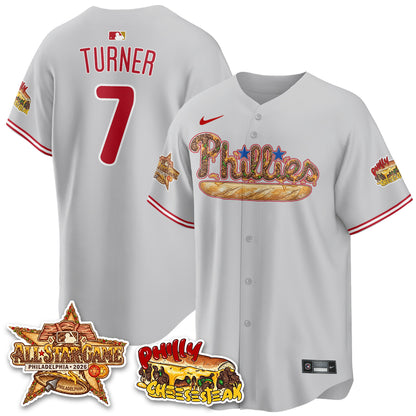 Philadelphia Phillies Cheesesteak Edition Vapor Limited Jersey - Stitched-DTD