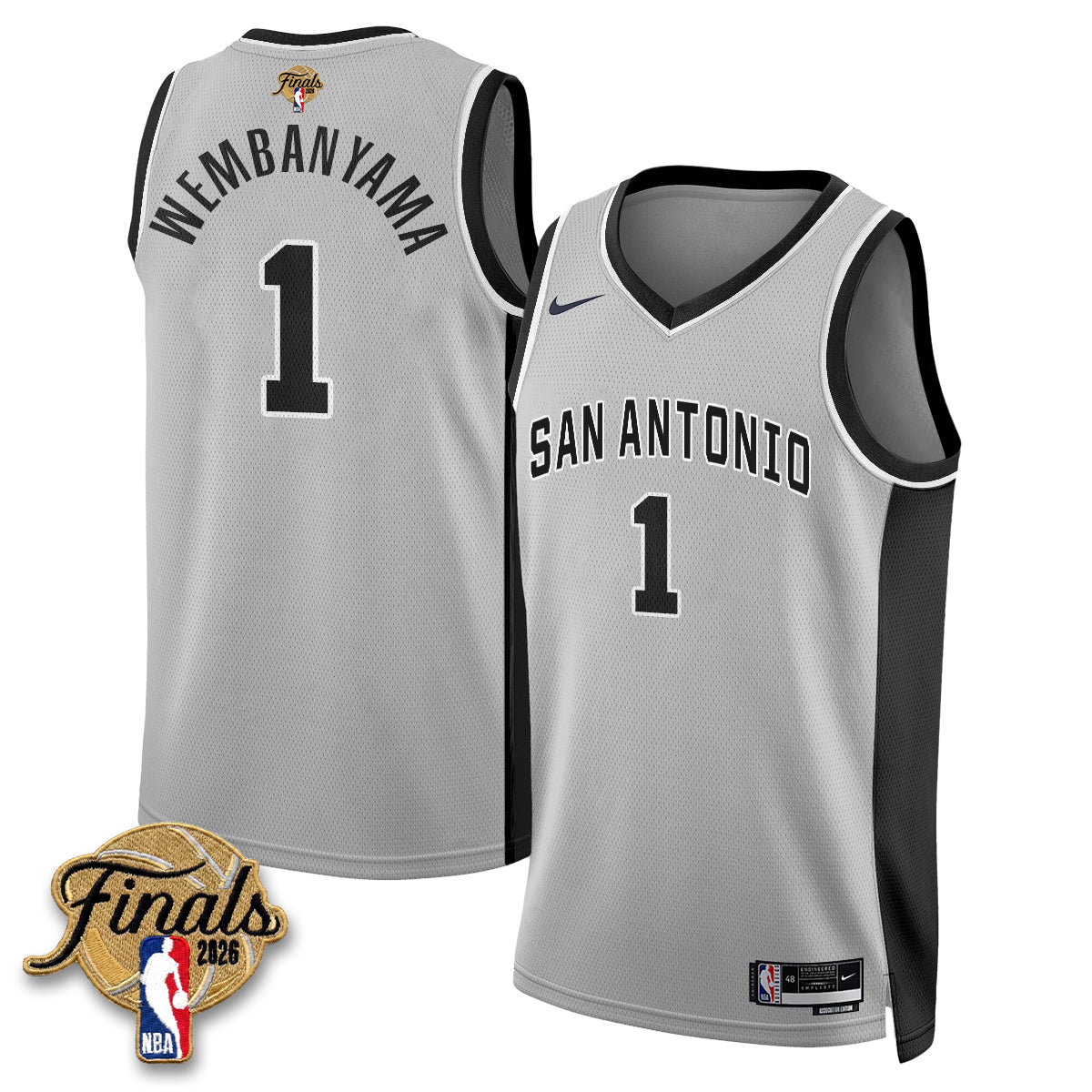 SAS 2026 NBA Western Conference Champions Vapor Jersey V2- Stitched-DTD