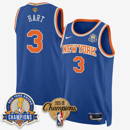 NYK 2026 Basketball Champions Special Edition Vapor Jersey V2- Stitched-DTD