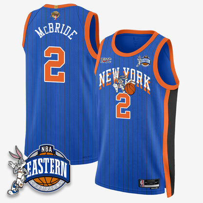 NYK 2026 NBA Finals x Bunny Vapor Jersey - Stitched-DTD
