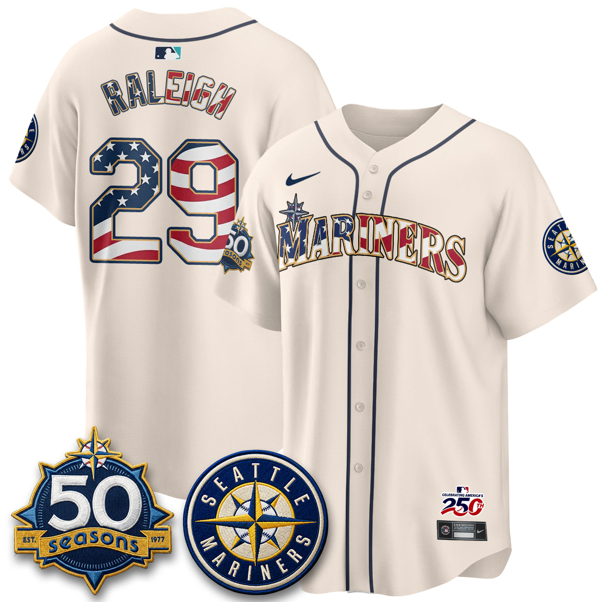 SEA Americana 2026 Vapor Limited Jersey - Stitched-DTD