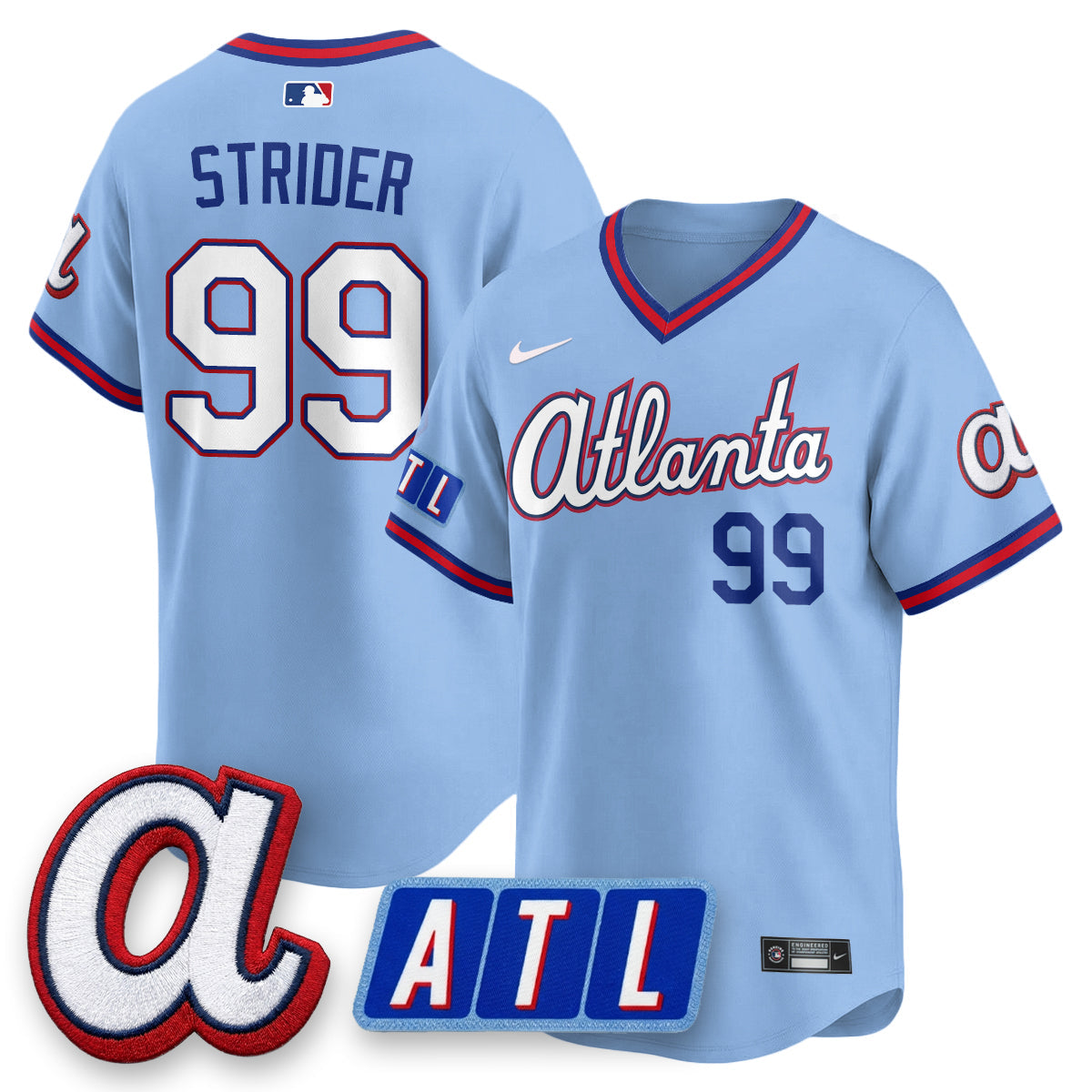 ATL 2026 New Era City Connect Vapor Limited Jersey - All Stitched-DTD