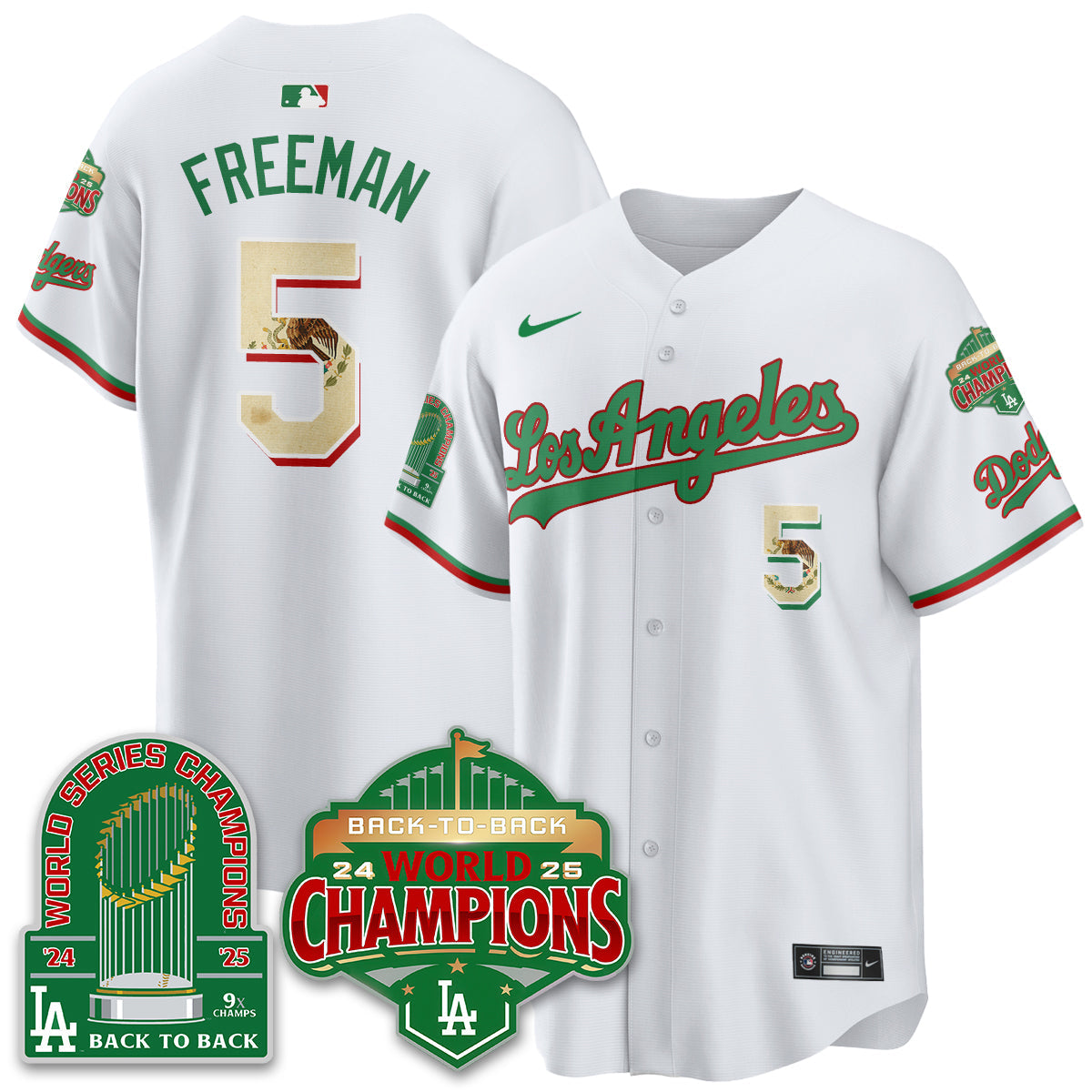 LAD Mexico Vapor Limited Jersey - 9x & B2B Champs - All Stitched-DTD