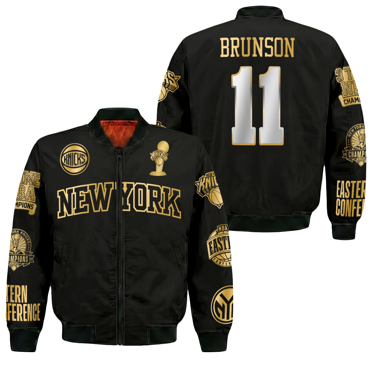 NYK 2026 NBA Finals Champions Limited Edition Bomber Jacket - Printed-DTD
