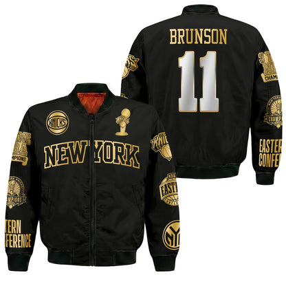 NYK 2026 NBA Finals Champions Limited Edition Bomber Jacket - Printed-DTD