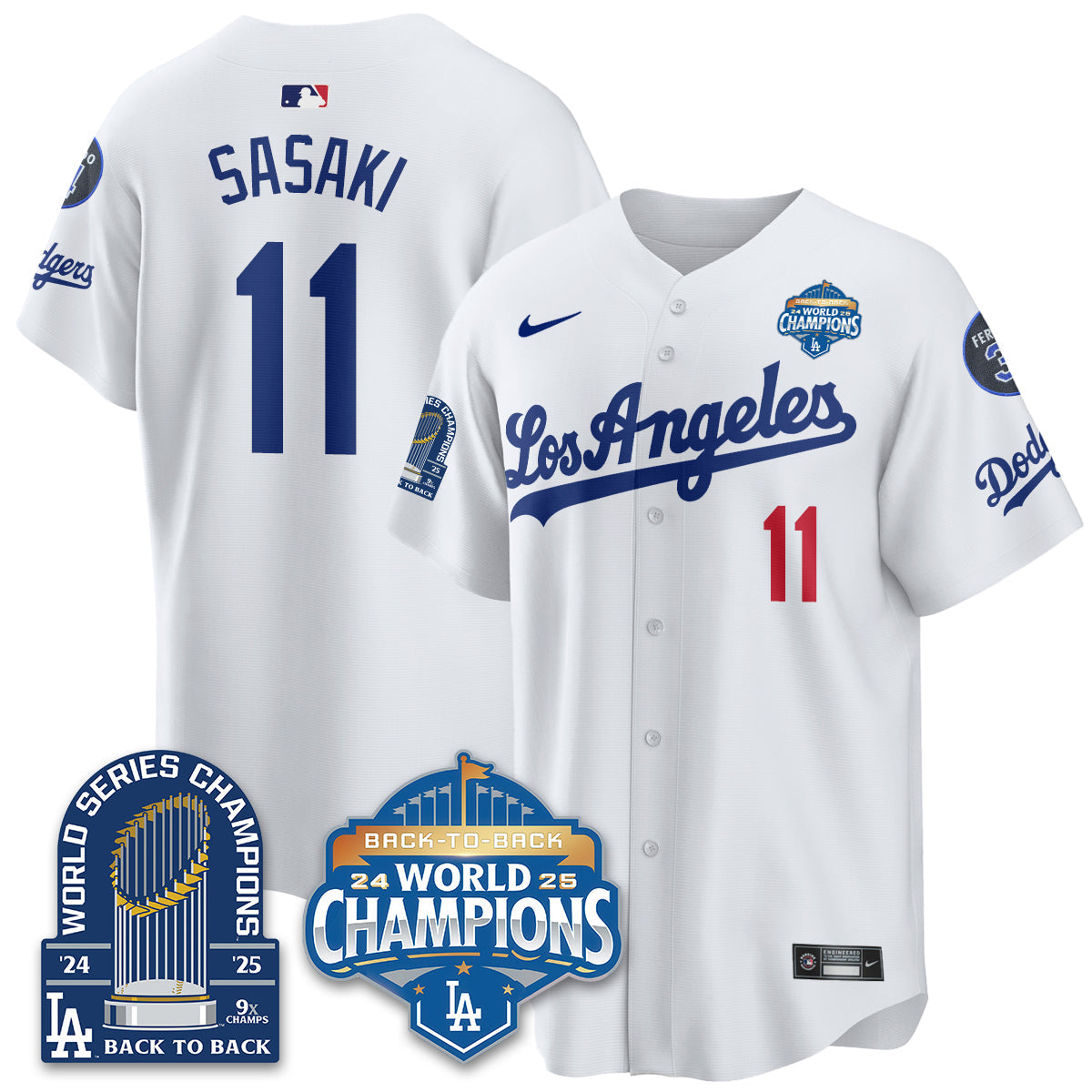 LAD Alternate  Vapor Limited Jersey - 9x Champs - All Stitched-DTD
