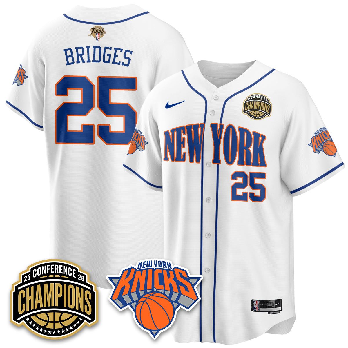 NYK 2026 NBA Finals Vapor City Edition Jersey V2- Stitched-DTD