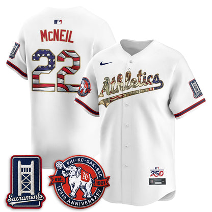 OAK  2026 Independence Day USA Vapor Jersey - Stitched-DTD