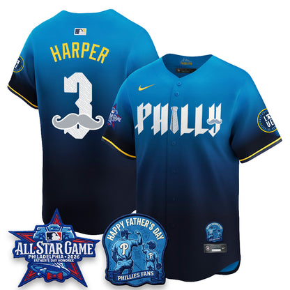 PHI Happy Father's Day Vapor Jersey - Stitched-DTD