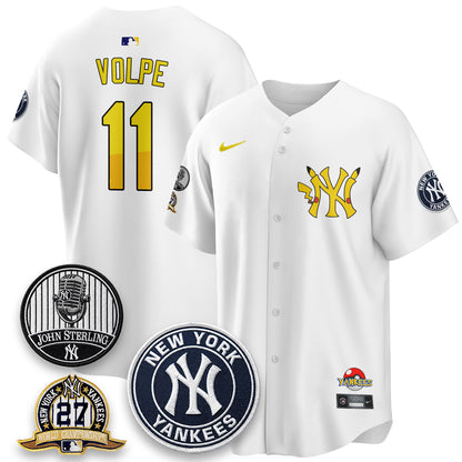NYY x PKM Cartoon Limited Jersey -  Stitched-DTD