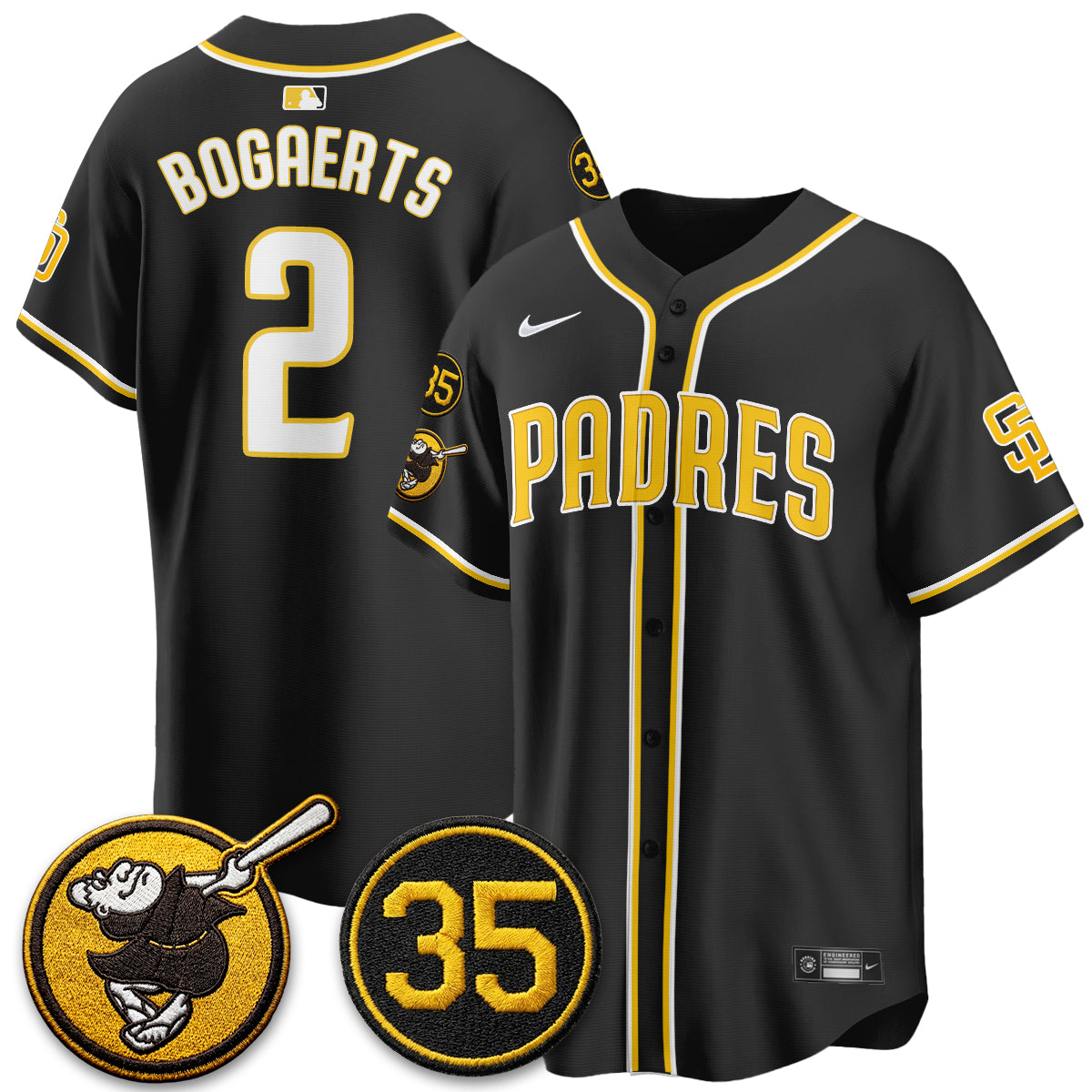 SD 2026 Black Out Style Limited Vapor Jersey - All Stitched-DTD