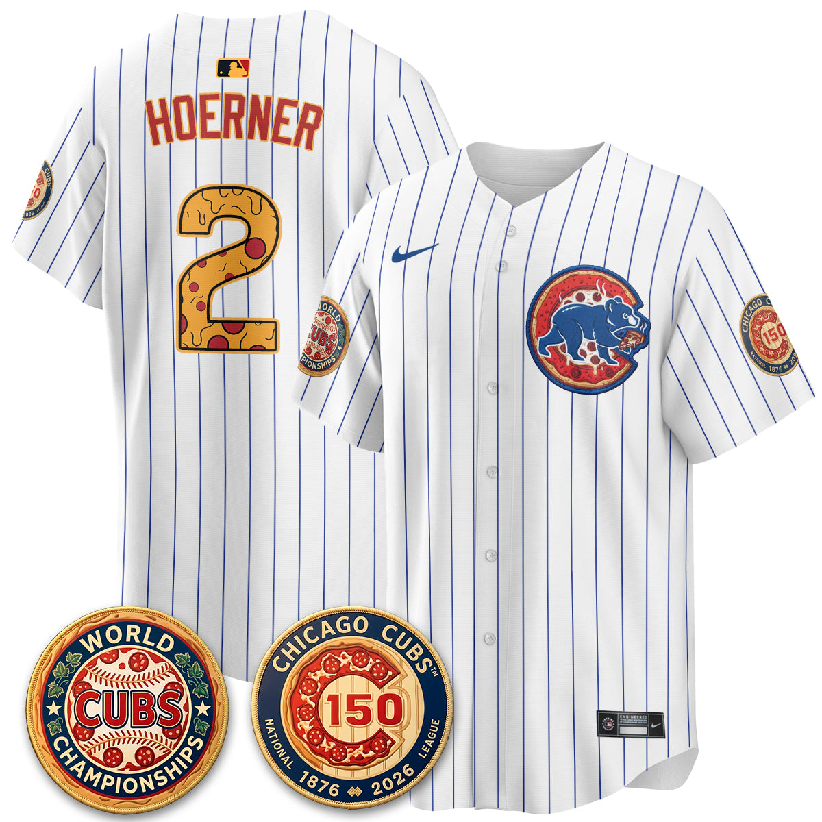 CHC Deep Dish Pizza Vapor Limited Jersey - Stitched-DTD