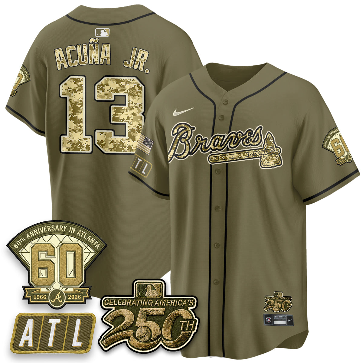 ATL Salute to Service 2026 Vapor Limited Jersey - All Stitched-DTD
