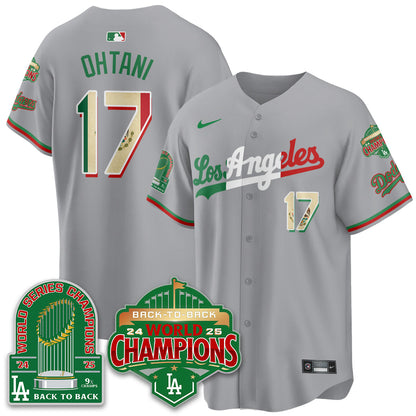 LAD Mexico Vapor Limited Jersey - 9x & B2B Champs - All Stitched-DTD
