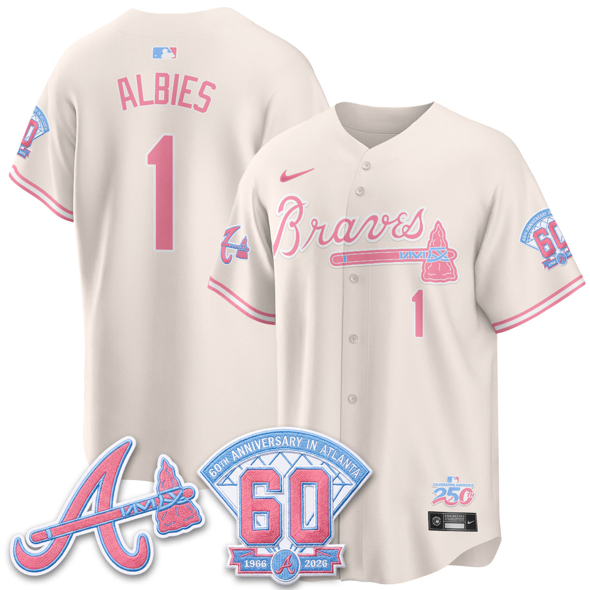 ATL x Bubblegum Vapor Jersey - Stitched-DTD
