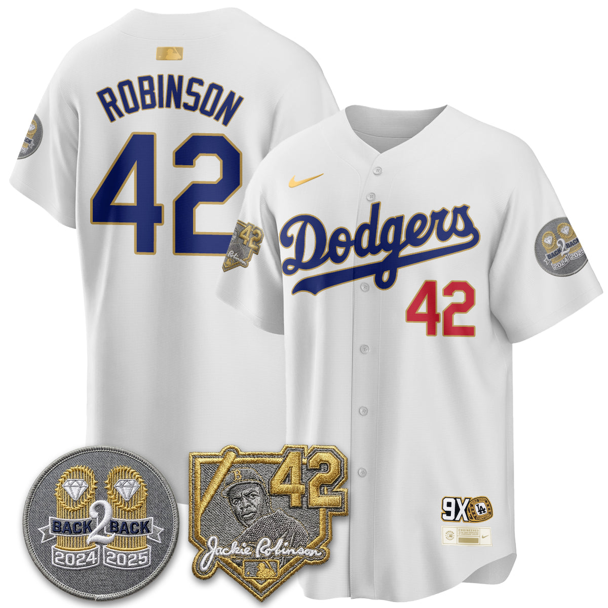 LAD -  2026 Jackie Robinson Day Vapor Limited Jersey - All Stitched-DTD
