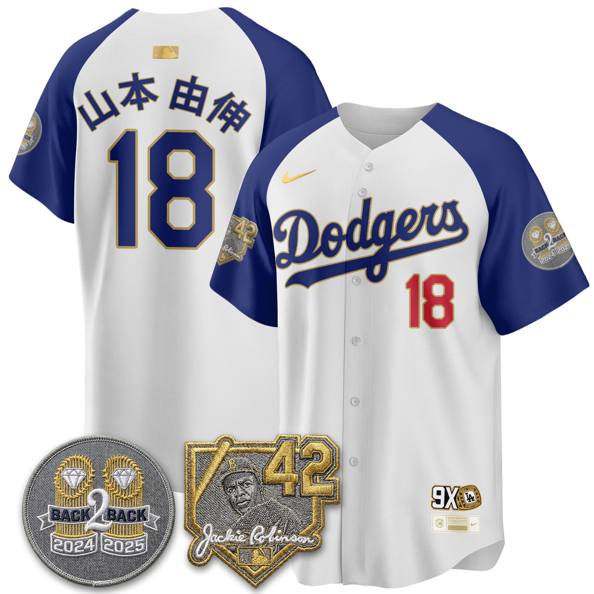 LAD -  2026 Jackie Robinson Day Vapor Limited Jersey - All Stitched-DTD