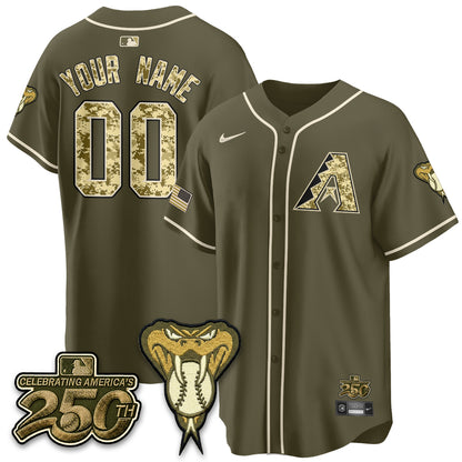 ARI Salute to Service 2026 Vapor Premier Limited Custom Jersey - All Stitched-DTD