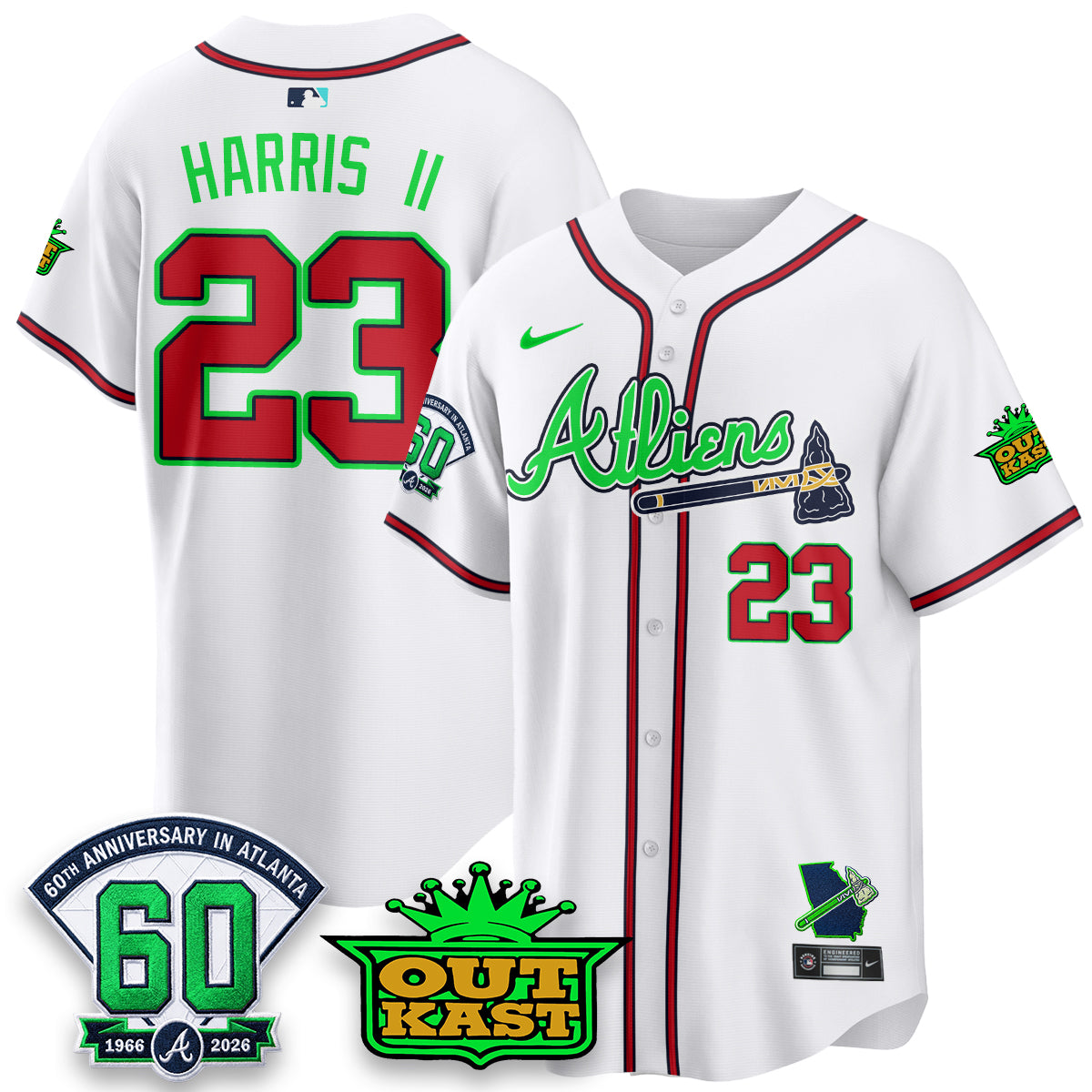 ATL x Atliens Cool Base Galaxy Version Jersey - Stitched-DTD