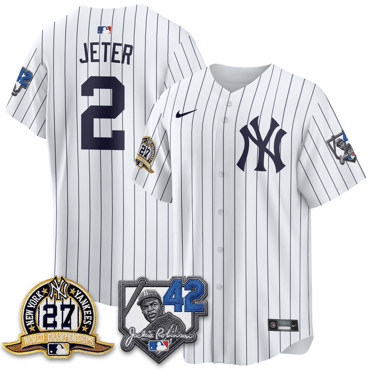 NYY 2026 Jackie Robinson Day Vapor Limited Jersey - All Stitched-DTD