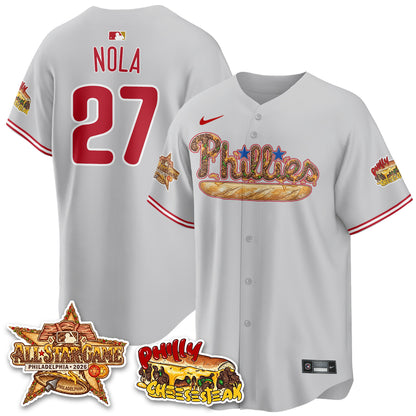 Philadelphia Phillies Cheesesteak Edition Vapor Limited Jersey - Stitched-DTD