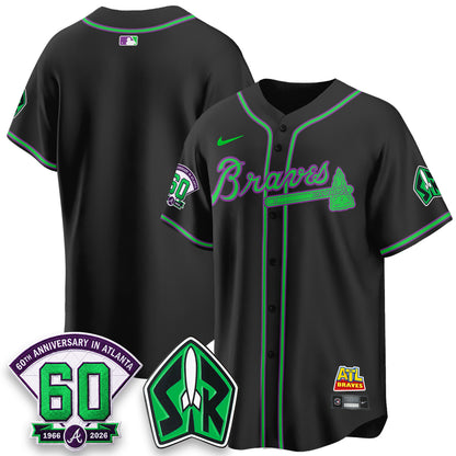 ATL 60th Anniversary Space Ranger Edition Vapor Limited Jersey - All Stitched-DTD