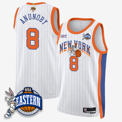 NYK 2026 NBA Finals x Bunny Vapor Jersey - Stitched-DTD