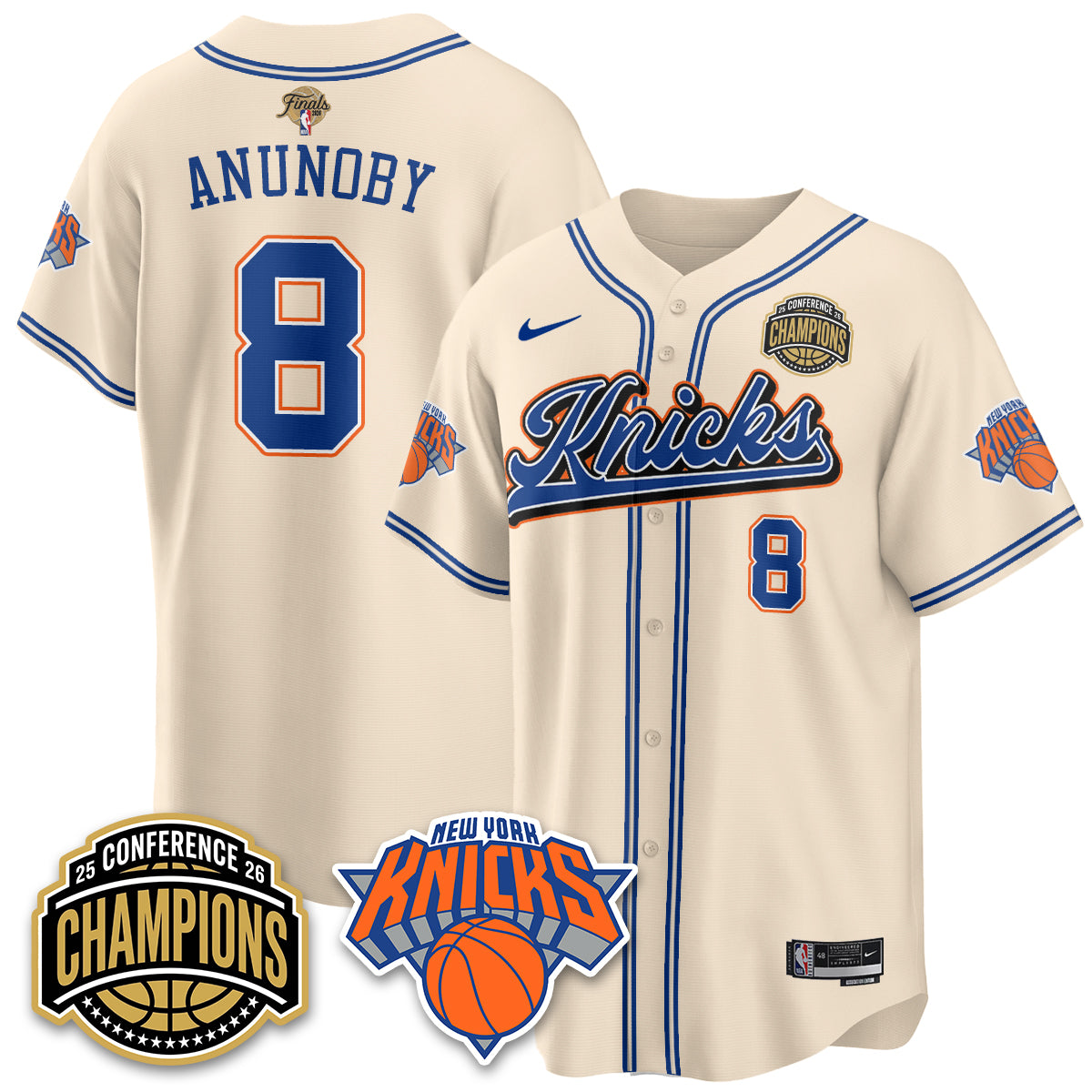 NYK 2026 NBA Finals Vapor City Edition Jersey V2- Stitched-DTD