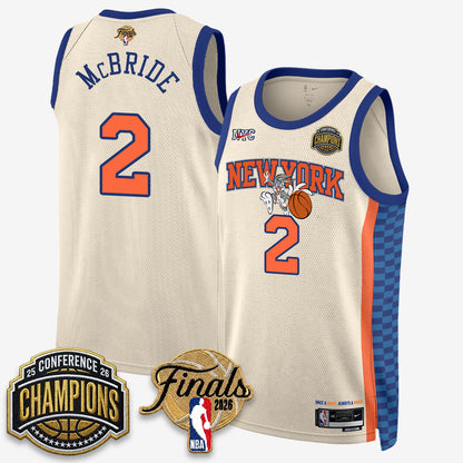 NYK 2026 NBA Eastern Conference Champions x Looney Tunes Vapor Jersey V2- Stitched-DTD