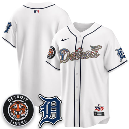 DET 2026 Independence Day USA Vapor Limited Jersey - Stitched-DTD