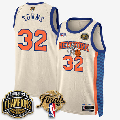 NYK 2026 NBA Eastern Conference Champions x Looney Tunes Vapor Jersey V2- Stitched-DTD