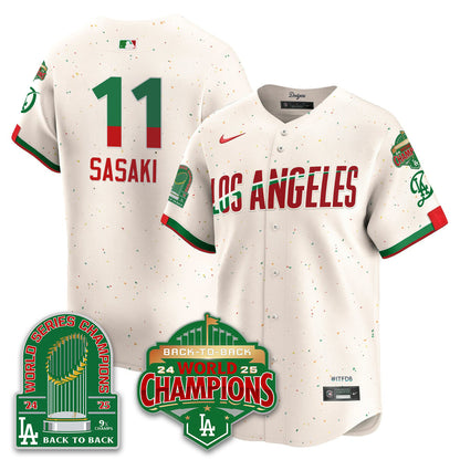 LAD Mexico Vapor Limited Jersey - 9x & B2B Champs - All Stitched-DTD