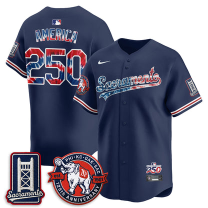 OAK Americana 2026 Vapor Limited Jersey - Stitched-DTD